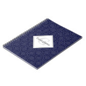 名前をカスタムするディティ冬の雪の天使の雪だるまファン ノートブック (左側)