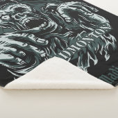 名前をカスタムするデッドモントン毛布 シェルパブランケット (3/4)