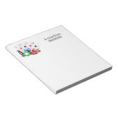 名前をカスタムするトランプのポーカー/カジノ ノートパッド (アングル)