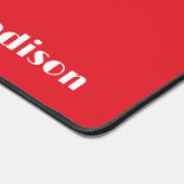 名前をカスタムするトルコ国旗 デスクマット (コーナー)