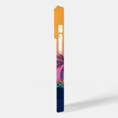 名前をカスタムするトロピカルサンセット Case-Mate iPhoneケース (裏面 / 左)