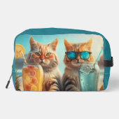 名前をカスタムするトロピカルバケーションキャッツ ドップキット (裏面)