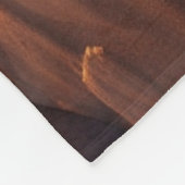 名前をカスタムするトロピカルビーチサンセット フリースブランケット (角)