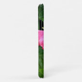 名前をカスタムするトロピカルピンクハイビスカスアノールリザード Case-Mate iPhoneケース (裏面/右)