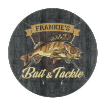 名前をカスタムするトロフィー魚釣りアングラーベイトタックルショップ