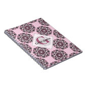 名前をカスタムするドゥスキーバラさくらんぼブロッサムドットマンダラ ノートブック (右側)