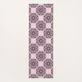 名前をカスタムするドゥスキーバラさくらんぼブロッサムドットマンダラ ヨガマット (裏面)