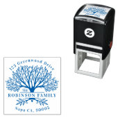 名前をカスタムするナチュラルファミリーツリー差出人住所 セルフインキングスタンプ (インサイチュ)