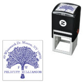 名前をカスタムするナチュラルファミリーツリー差出人住所 セルフインキングスタンプ (インサイチュ)