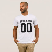 名前をカスタムするナンバーメンズサッカーTシャツ Tシャツ (正面フル)