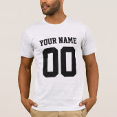 名前をカスタムするナンバーメンズサッカーTシャツ Tシャツ (正面)