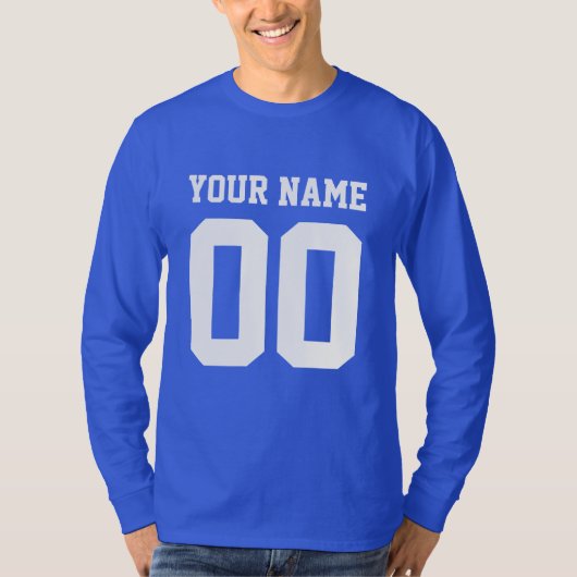 名前をカスタムするナンバーメンズサッカーTシャツ Tシャツ (正面)
