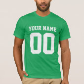 名前をカスタムするナンバーメンズサッカーTシャツ Tシャツ (正面)