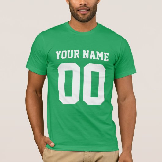 名前をカスタムするナンバーメンズサッカーTシャツ Tシャツ (正面)