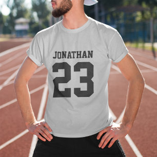 名前をカスタムするナンバーメンズスポーツジャージーTシャツ Tシャツ
