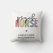 名前をカスタムするナース |精神医学ナース クッション (正面)