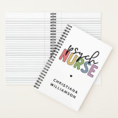 名前をカスタムするナース |精神医学ナース ノートブック (内側)