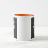 名前をカスタムするニューヨークシティタイポグラフィマグス マグカップ (中央)