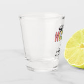 名前をカスタムするニューロナース神経科学ナースギフト ショットグラス (左)