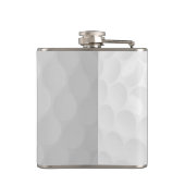 名前をカスタムするネイビーブルークラブとボール フラスク (裏面)