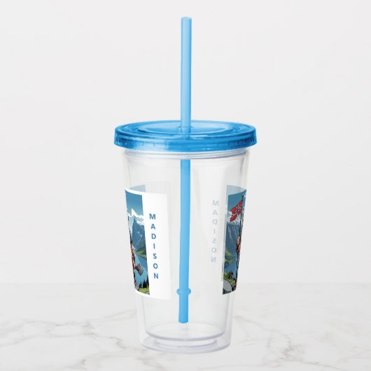 名前をカスタムするノルウェートロル アクリルタンブラー (右)