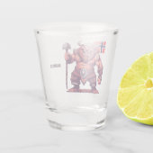 名前をカスタムするノルウェートロル ショットグラス (裏面)