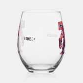 名前をカスタムするノルウェートロル ステムなしワイングラス (右)