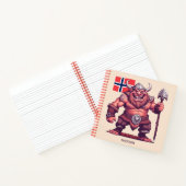 名前をカスタムするノルウェートロル ノートブック (内部)