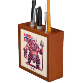 名前をカスタムするノルウェートロル ペンスタンド