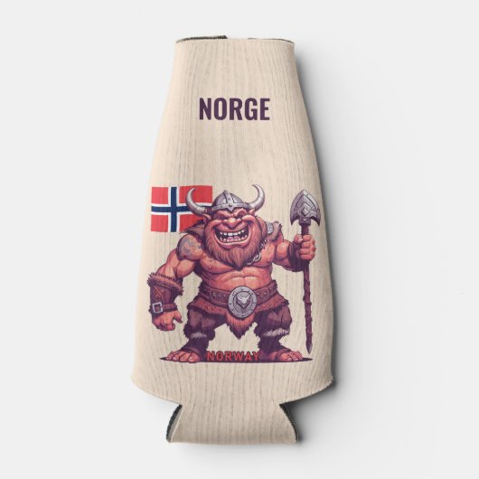 名前をカスタムするノルウェートロル ボトルクーラー (正面)