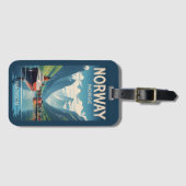 名前をカスタムするノルウェー ラゲッジタグ (正面横)