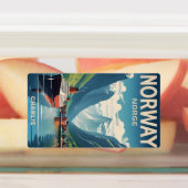 名前をカスタムするノルウェー ラベル (貼付)