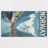 名前をカスタムするノルウェー ラベル (デザイン1)