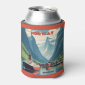 名前をカスタムするノルウェー 缶クーラー (缶正面)