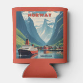 名前をカスタムするノルウェー 缶クーラー (裏面)