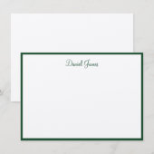 名前をカスタムするノートカード ノートカード (正面/裏面)