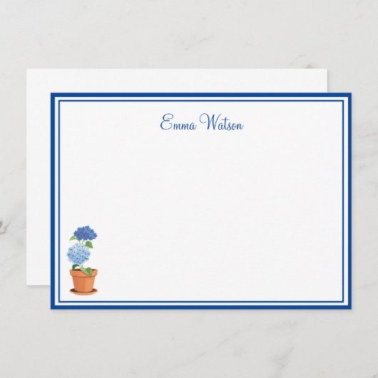 名前をカスタムするノートカード ノートカード (正面/裏面)