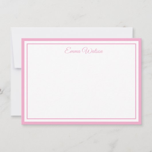 名前をカスタムするノートカード ノートカード (正面)