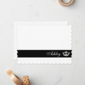 名前をカスタムするノートカード ノートカード (正面/裏面インサイチュ)