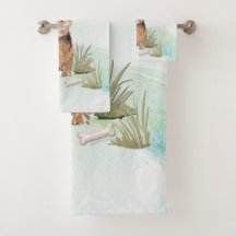 名前をカスタムするノーフォークテリアペットドッグ