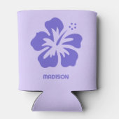 名前をカスタムするハイビスカス 缶クーラー (裏面)