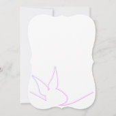 名前をカスタムするハッピーイースターシャビーシックボホスタイル カード (裏面)