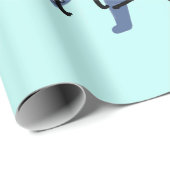 名前をカスタムするハッピーモンスター誕生日包装紙 ラッピングペーパー (ロールコーナー)