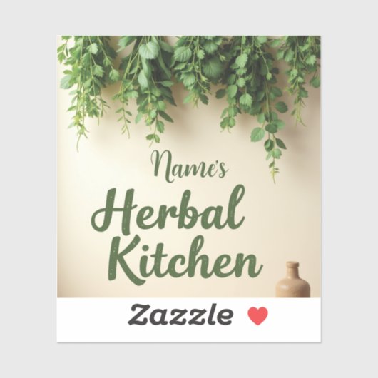 名前をカスタムするハーブ香辛料ラベルセット シール (シート)