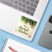 名前をカスタムするハーブ香辛料ラベルセット シール (ノートパソコンとiPhone)