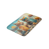 名前をカスタムするバケーションキャッツ バスマット (アングル)