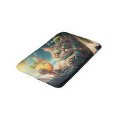 名前をカスタムするバケーションネコ バスマット (アングル)