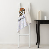 名前をカスタムするバスケットボールママ |母の日 シェルパブランケット (インサイチュ)