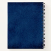 名前をカスタムするバタフライスケッチジャーナル ノートブック (裏面)