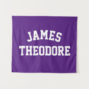 名前をカスタムするバナパーソナライズされた子供部屋ウォールアート タペストリー